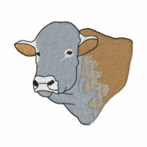 Hereford Bull Head embroidered shirts by ZazzleEmbroidery Hereford Bull Head embroidered shirts