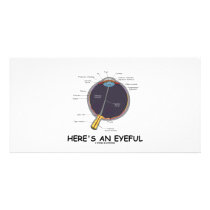 Here's An Eyeful (Eye Anatomy Humor) Photo Card