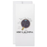 Here's An Eyeful (Eye Anatomy Humor) Personalized Rack Card