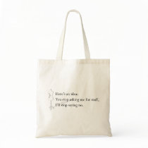 "Here's an Idea" Tote bags