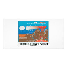 Here's How I Vent (Deep Sea Vent Chemistry Humor) Photo Cards