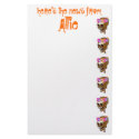 Here's the News - skulls stationery stationery