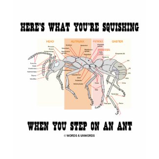 Here's What You're Squishing When You Step On Ant shirt