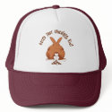 Here's your chocolate, kid Hat by Sensato Here's your chocolate, kid Hat