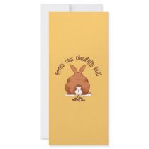Here's Your Chocolate, Kid Rack Card Template