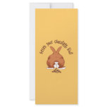 Here's Your Chocolate, Kid Rack Card Template