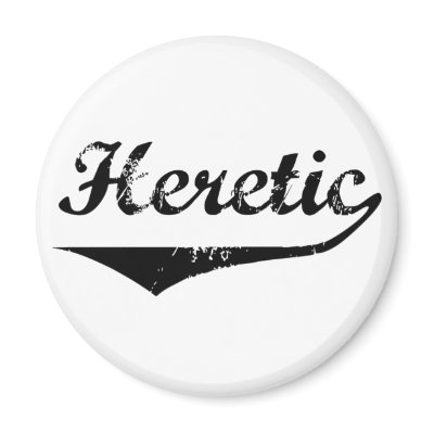 Heretic 2 fridge magnets by atheist_store