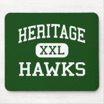 Heritage - Hawks - High School - Saginaw Michigan mousepads by customteamsportswear Heritage - Hawks - High School - Saginaw Michigan mousepads