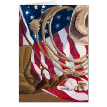 Heritage Western American Notecard by Tiffany Shed