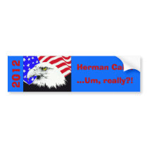 Herm Cain 2012 Bumper Sticker