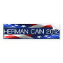 Herman Cain 2012 Bumper Sticker