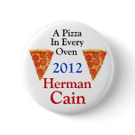 Herman Cain 2012 buttons