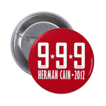 Herman Cain 2012 Buttons