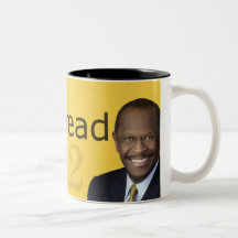 Herman Cain 2012 Cornbread Mugs