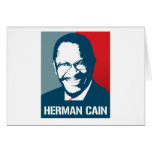 Herman Cain 2012 Poster Greeting Cards