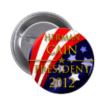 Herman Cain 2012 Presidential Button