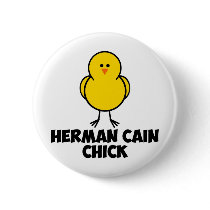 Herman Cain Chick Button