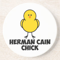 Herman Cain Chick Coasters