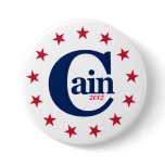 Herman Cain for President 2012 3" Campaign Button