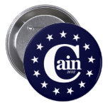 Herman Cain for President 2012 3" Campaign Button
