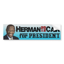 Herman Cain for President 2012 Bumper Stickers