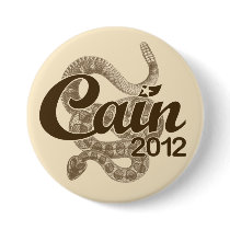 Herman Cain for President 2012 DTOM "Tea Button"