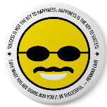 Herman Cain for President 2012 "Happiness" Button