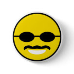 Herman Cain for President 2012 Smiley Button