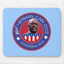 Herman Cain for US President 2012 Mouse Pads