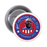 Herman Cain for US President 2012 Pinback Buttons