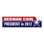 Herman Cain in 2012 Bumper Stickers