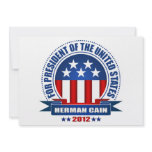 Herman Cain Personalized Invitation