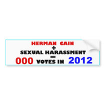 Herman Cain Loser Bumper Sticker