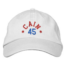 Herman Cain Twenty Twelve 2012 45 Embroidered Baseball Cap