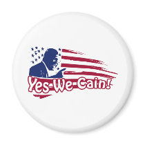 Herman Cain - Yes We Cain! Magnet