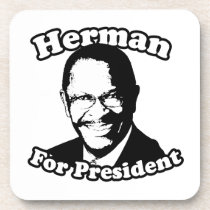 Herman for President Coaster
