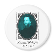 Herman Melville magnets by nakedzealot Herman Melville magnets