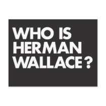 Herman Wallace Postcard by Angola3Action Herman Wallace Postcard