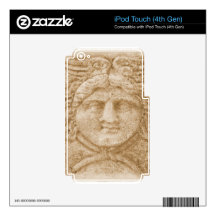 Hermes Greek God iPod Touch 4G Decal