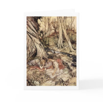 Hermia and Lysander Greeting Card