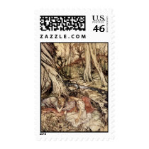 Hermia and Lysander Postage Stamps