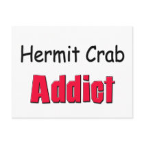 Hermit Crab Addict postcards