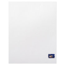 Hermit Crab Christmas Design Against Blue Tinsel Customized Letterhead