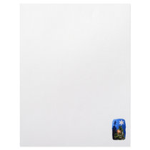 Hermit Crab Climbing Down the Christmas Tree Letterhead Design