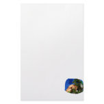 Hermit Crab in Tree blue background cutout Stationery Design