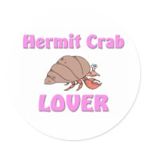 Hermit Crab Lover stickers