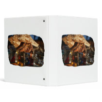 Hermit Crab on Ice Cubes 3 Ring Binders