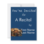 Hermit Crab on Ice Cubes Custom Invitations