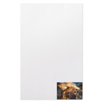 Hermit Crab on Ice Cubes Stationery Paper