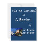 Hermit Crab Star Christmas Tree Design Invitations